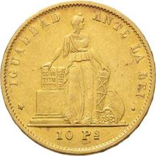 10 Pesos 1868 So  