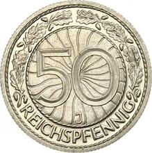 50 рейхспфеннигов 1927 J  