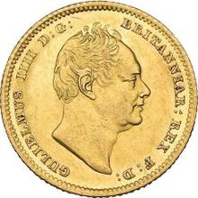 1/2 Pfund (Halb-Sovereign) 1835    "Großer Typ (19 mm)"