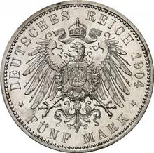 5 marcos 1904 D   "Bavaria"