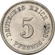 5 Pfennige 1888 A  