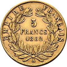 5 франков 1862 A  