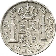 10 reales 1853   