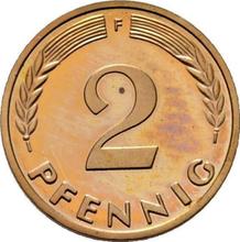 2 Pfennig 1960 F  