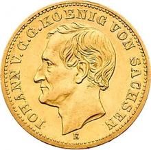 10 марок 1873 E   "Саксония"