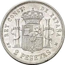 2 pesety 1883  MSM 