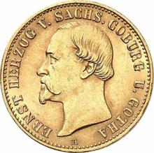 20 Mark 1886 A   "Sachsen-Coburg und Gotha"