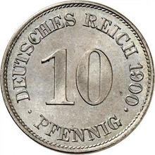 10 Pfennige 1900 E  