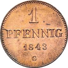 1 Pfennig 1843  G 