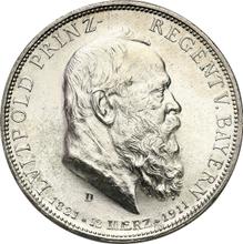 5 марок 1911 D   "Бавария"