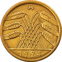5 рейхспфеннигов 1924 A  