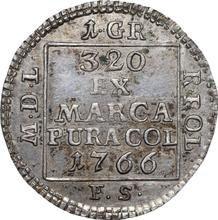 Grosz srebrny (Srebrnik) 1766  FS 