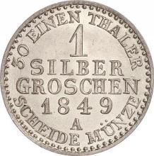 Silber Groschen 1849 A  