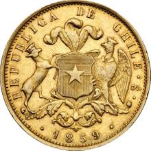 10 Pesos 1859 So  