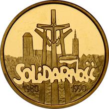 20000 Zlotych 1990 MW   "The 10th Anniversary of forming the Solidarity Trade Union"
