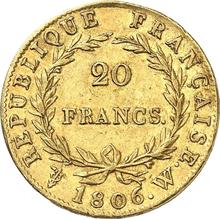 20 franków 1806 W  