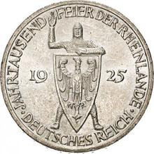 3 Reichsmarks 1925 G   "Renania"
