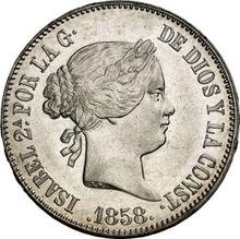 10 Reales 1858   
