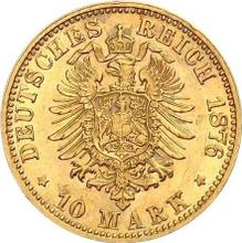 10 marcos 1876 D   "Bavaria"