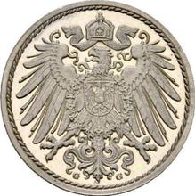 5 Pfennige 1910 G  