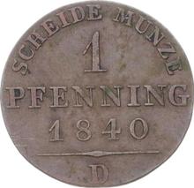 1 Pfennig 1840 D  