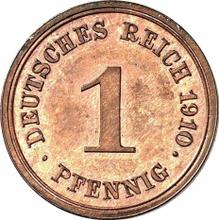 1 Pfennig 1910 E  