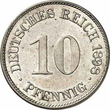 10 fenigów 1898 J  