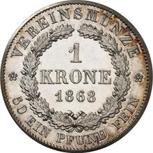1 corona 1868   