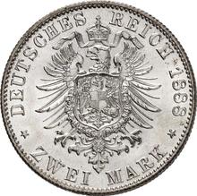 2 марки 1888 J   "Гамбург"