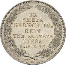 1/3 Taler 1854    "Auf des königs tod"