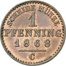 1 Pfennig 1868 C  