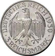 3 Reichsmarks 1930 A   "Zepelín"