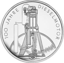 10 марок 1997 D   "Дизельный двигатель"