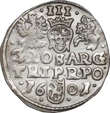 3 Groszy (Trojak) 1601    "Poznań Mint"