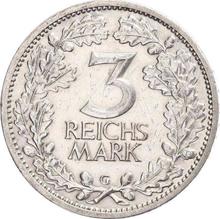 3 Reichsmark 1931 G  