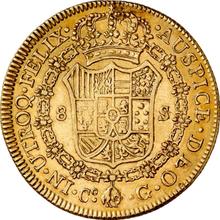 8 escudo 1824 C G 