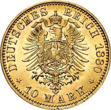 10 марок 1880 A   "Мекленбург-Штрелиц"