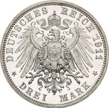 3 марки 1911 A   "Шаумбург-Липпе"