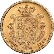 1/2 Pfund (Halb-Sovereign) 1836    "Großer Typ (19 mm)"