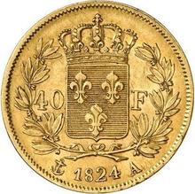40 Francs 1824 A  