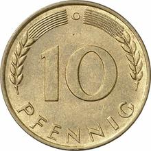 10 fenigów 1970 G  