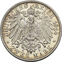 2 марки 1914 F   "Вюртемберг"
