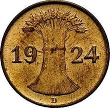 1 Rentenpfennig 1924 D  
