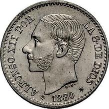 50 centimos 1880  MSM 