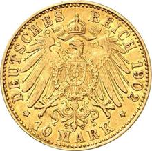 10 marcos 1902 J   "Hamburg"