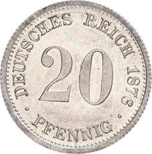 20 Pfennig 1876 F  