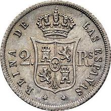 2 reales 1861   