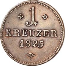 1 крейцер 1825   