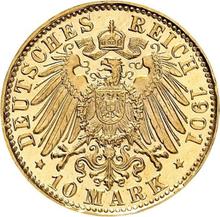 10 marcos 1901 D   "Bavaria"