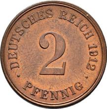 2 Pfennige 1912 D  